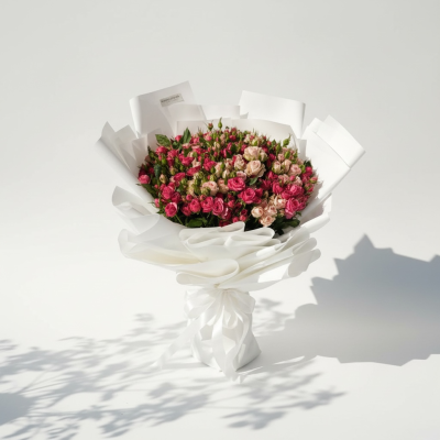 Two-Tone Spray Rose Bouquet XL
